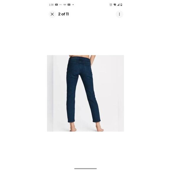 Rag & Bone Dre Low-Rise Slim Boyfriend Jeans Bayview Women’s Size 26 Blue Nice - Picture 11 of 11